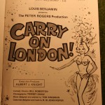 Carry on theatre programme (2)