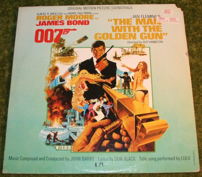 Man With the Golden Gun soundtrack LP Different | Little Storping Museum