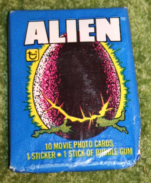 Alien unopened Gum Pack | Little Storping Museum