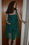Avengers Emma peel playsuit with chiffon over dress