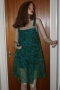 Avengers Emma peel playsuit with chiffon over dress (2)