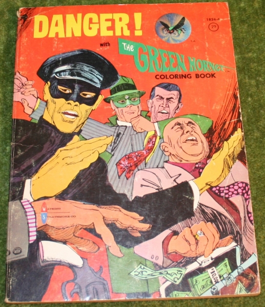 green hornet danger with colouring book (2)