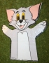 tom plastic hand puppet