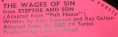 Steptoe ans son Wages of Sin EP (5)